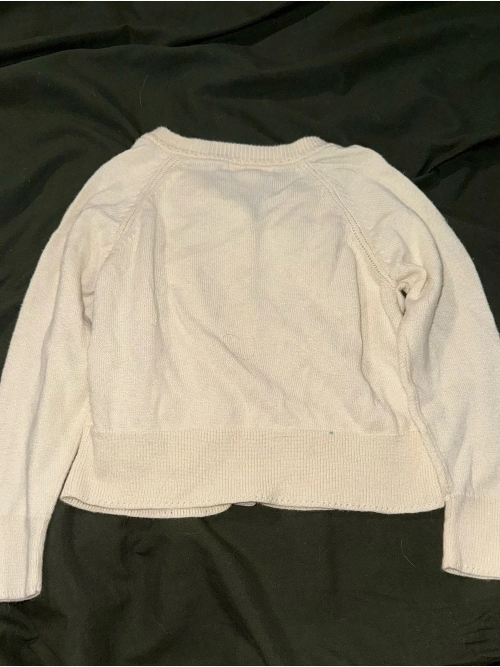 Cat & Jack Ivory Cardigan with Jewel Buttons